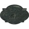Ekena Millwork Waltz Ceiling Medallion (Canopies up to 5 1/4"), 24"W x 20 1/2"H x 1 1/8"P, Painted Turtle Crackle CM24WAPTC - alternate 3